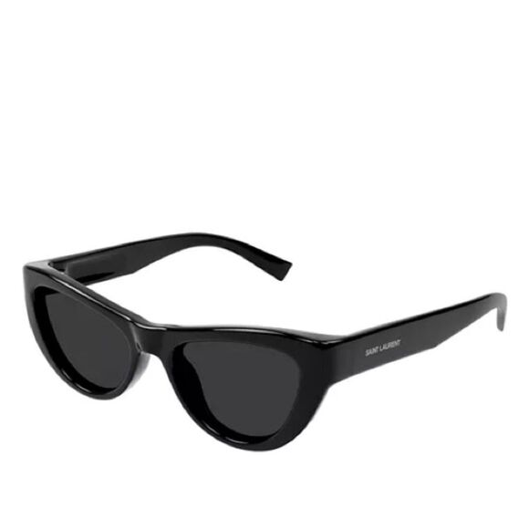 SAINT LAURENT Script Cat Eye Sunglasses, 53mm main image 4